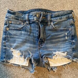 American Eagle Outfitters Women's Blue Denim Shorts